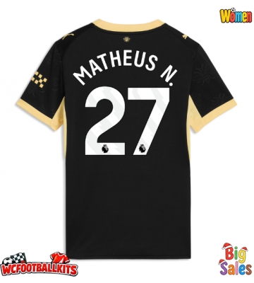 Manchester City Matheus Nunes #27 Replica Away Stadium Shirt for Women 2026-27 Short Sleeve